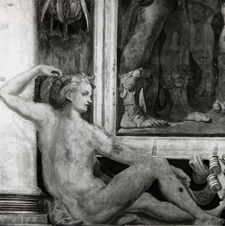 Perin del Vaga - Alessandro Magno taglia il nodo gordiano, Castel Sant'Angelo, Roma 3